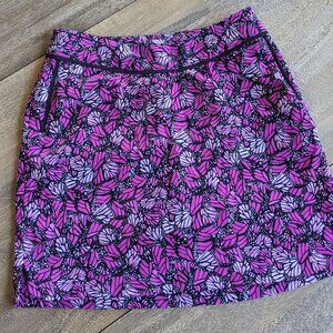 EP Pro Hot 18" Pink and Black Golf Skirt Active Wear Athletic Skirt, Size 8